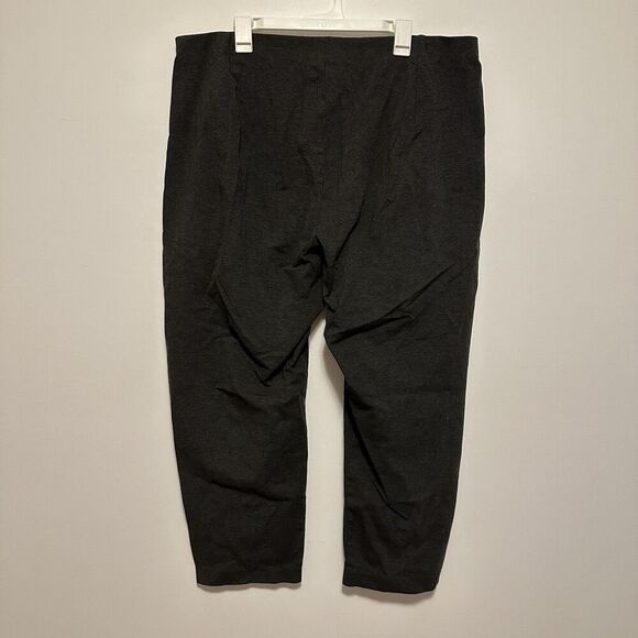 J Jill Womens Ponte Slim Leg Pants Size 4X Gray Flat Front Pockets Pull On - Picture 5 of 6